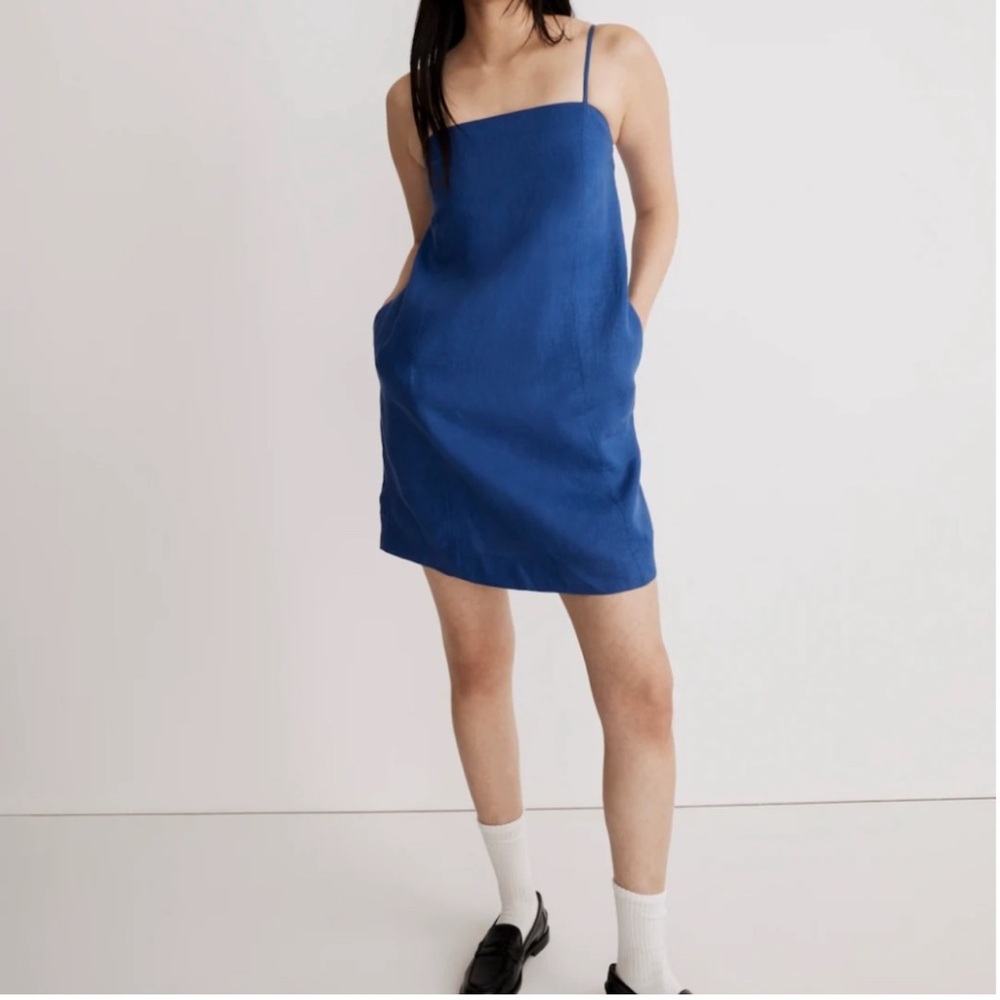 Madewell | Goldie Mini Dress in 100% Linen